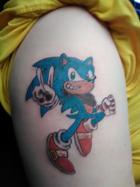 Tattoo tagged with: hedgehog | inked-app.com