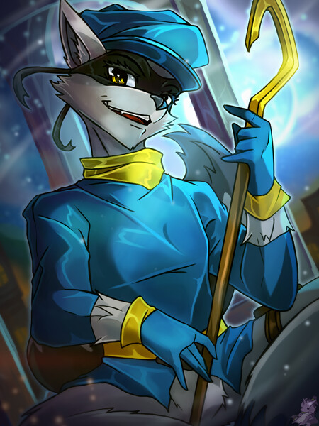 Sly Cooper: Underwear Thief by HeresyArt -- Fur Affinity [dot] net