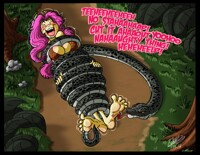 Commission - Shy and Ticklish in the Jungle.