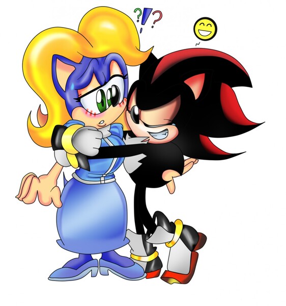 Sonic and shadow (fan art) by MaryChic -- Fur Affinity [dot] net