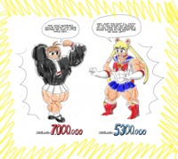 Sakura and Sailor Moon Growth Drive - Week 3