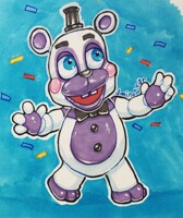 FNAF 2 - Toy Bonnie by dominobear -- Fur Affinity [dot] net