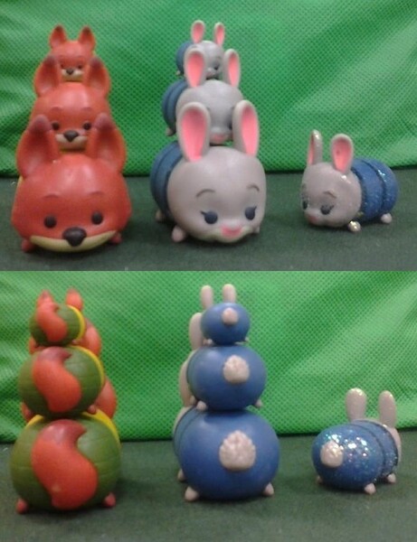 Tsum Tsum Linha Zootopia (2 Personagens)