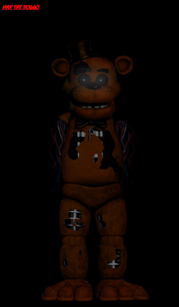 Withered Chica in Withered Freddy's pose edit by Maxthecutedoggo -- Fur  Affinity [dot] net