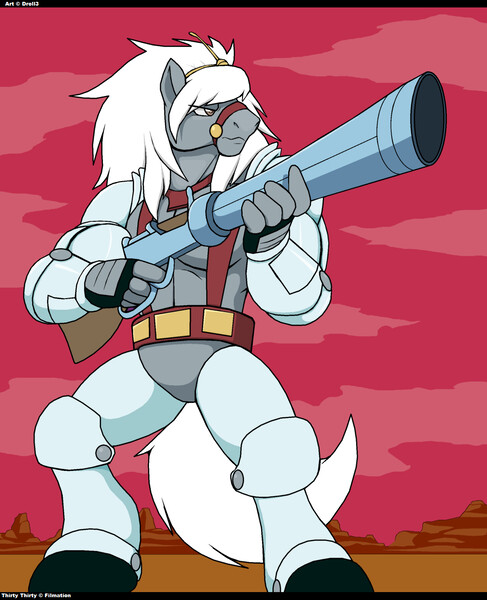 BraveStarr - Thirty vs Thunderstick by Droll3 -- Fur Affinity [dot] net