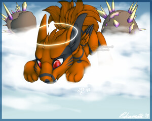 Speedpaint drawing Naruto Kurama Mode in ms paint by EduBR064 -- Fur  Affinity [dot] net