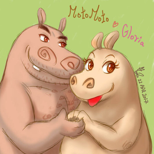 moto moto and gloria - Gloria the Hippopotamus Fan Art (43012192) - Fanpop