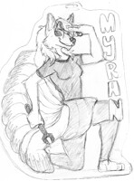 Myran Sketch Badge by BBBuster