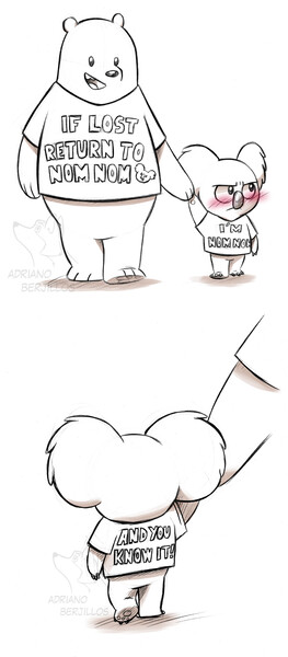 How to draw Nom Nom  We Bare Bears - Step by step drawing