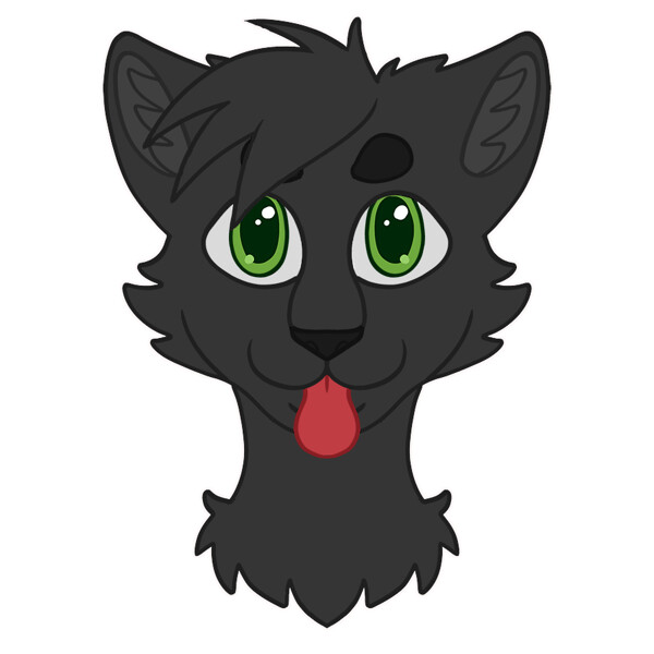 Warrior Cat Icon - CommissionB by greenkirell -- Fur Affinity [dot] net