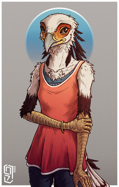 A Callipygous Bird by Lousey~ -- Fur Affinity [dot] net