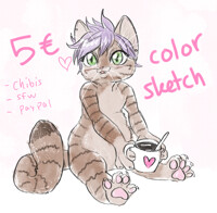 Sketch chibis for just 5 munnies