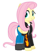 Fluttershy as Johnny Hurley