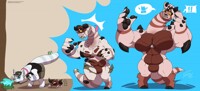 "Now he's nearly 5 feet tall!!" by Malificus