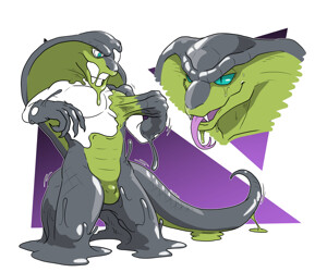 Zekrom & Reshiram gooTF by aji -- Fur Affinity [dot] net