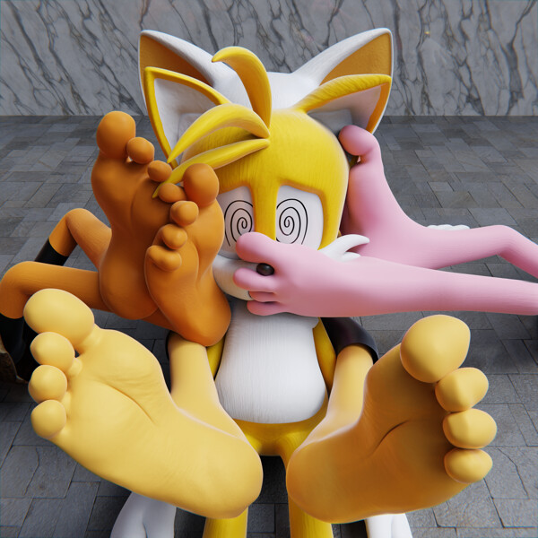 3D Tails' Foot Overload by FeetyMcFoot.