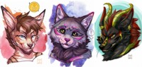 Coloured Sketches X - by Anabel
