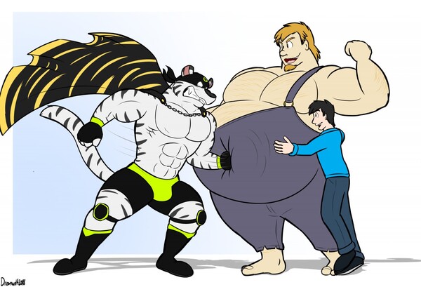 Mega Punch Vs. Shadow Claw [Artwork by Garuru] by TykoTyphlosion -- Fur  Affinity [dot] net