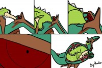 Me eating Grim Matchstick