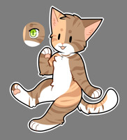 Stripey Kitty ADOPT CLOSED