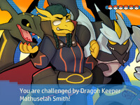 Trainer Mathuselah Challenges You Again! [YCH]