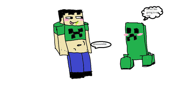 Minecraft] oop Creeper OC by AnthonyAZXMN -- Fur Affinity [dot] net