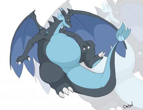 Mega Charizard X & Y [Preview] by Drakaar -- Fur Affinity [dot] net