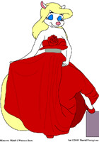Minerva's Ravishing Red Dress
