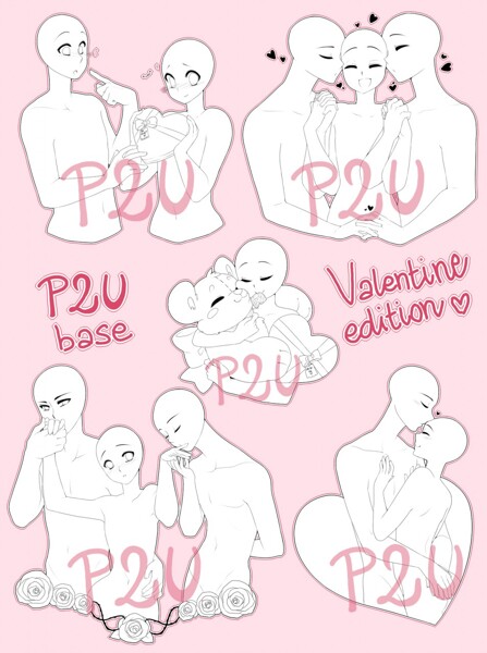 P2U Valentine Base by DesireeU -- Fur Affinity [dot] net