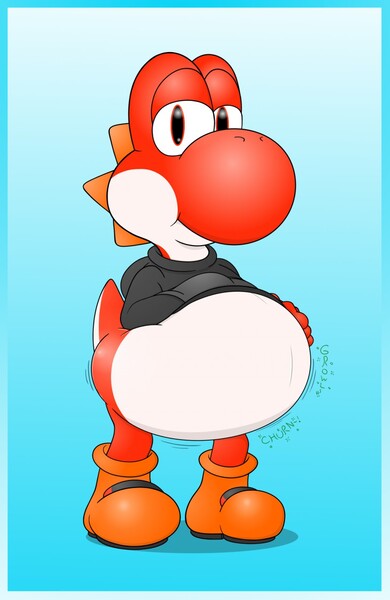 Meet Jeth engin, a peculiar Yoshi species which is called a gas Yoshi.. 