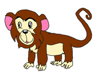 Generic Cartoon Monkey