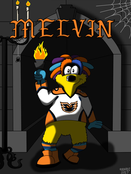 meLVin Lehigh Valley Phantoms Mascot 