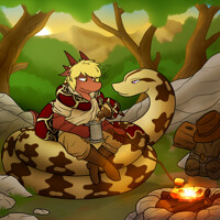 Commission: Out camping