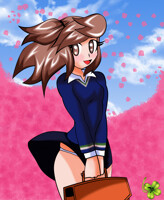 Commission - Schoolgirl Jasmine