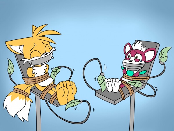 Tails' & Chip's Double Tickle Torture by Tails-The-GID.