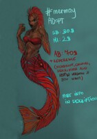 [CLOSED ADOPT] mermay #1 - tropical