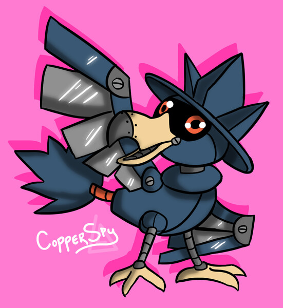 [Comm] Robo Murkrow by CopperGoblin -- Fur Affinity [dot] net