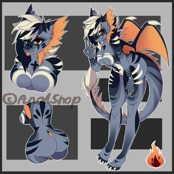 HQ CHEAP FERAL DRAGON/DEMON CHARACTER ADOPTS! by AnalShop -- Fur Affinity  [dot] net