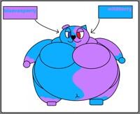 taffy+ ron's blueberry taffy = very berry taffy form