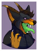 Full-Color Bust Commission (@WhiteWolfEm)