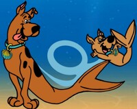 Merdogs Scooby-Doo and Scrappy-Doo