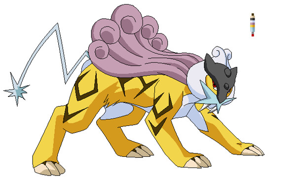 Pin by τჩαηჩ ρჩοηց on <{(-_-)}>  Pokemon fusion art, Raikou pokemon,  Pokemon