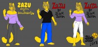 Triple Zazu Ref Sheet - Black Baron - 2018