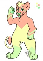 Soft color lion adopt