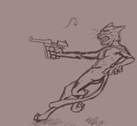 Shooty Cat Sketch