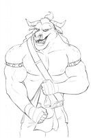 Tauren (Commission Rough WIP)