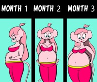 Rose Pregnancy Progression 1/3