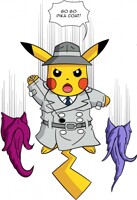 Commission Inspector Pikachu 5/6 by redsavarin12 -- Fur Affinity [dot] net