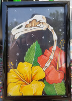 Dead Things: Flamingo and Hibiscus