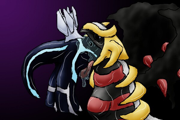 giratina and giratina (pokemon) drawn by akadako